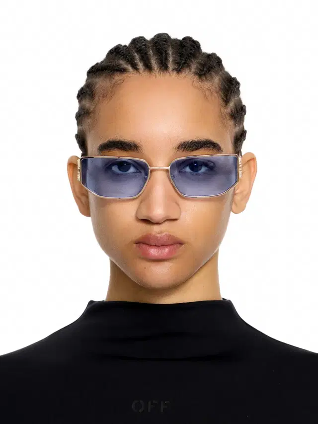 Off-White Allen Blue Lens Sunglasses