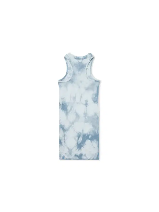 Off-White Off Stamp Tie-Dye Ribbed Dress