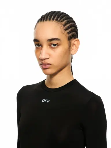 Off-White Off Stamp Second Skin Long-Sleeved Crewneck | Thumbnail 5 Off-White Off Stamp Second Skin Long-Sleeved Crewneck | Thumbnail 5