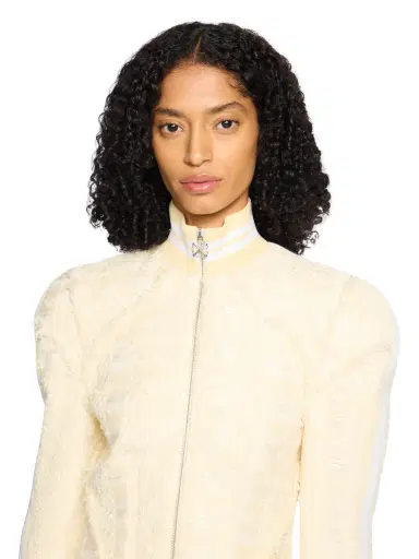 Off-White Tweed Peplum Jacket | Thumbnail 5