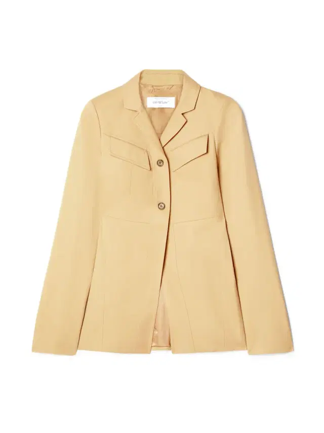 Off-White Beige Toybox Cargo Jacket