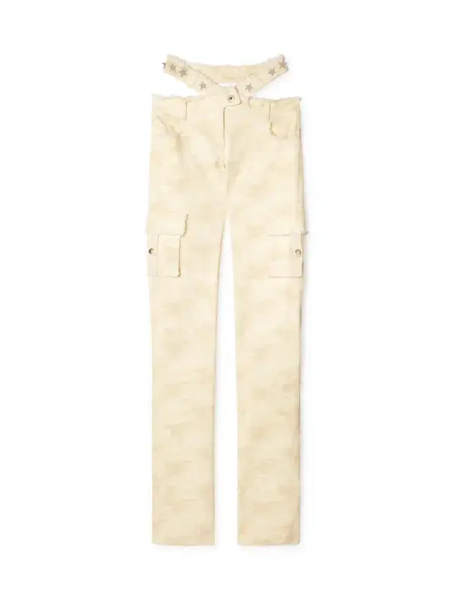 Off-White CAMOU GAB CROSSED BELT PANT