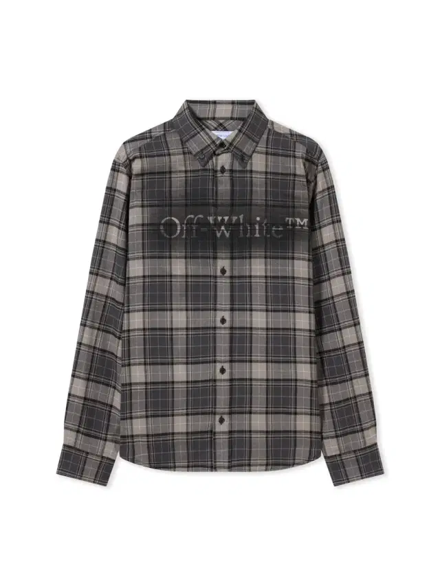 Off-White Spray Book Check Flannel Shirt