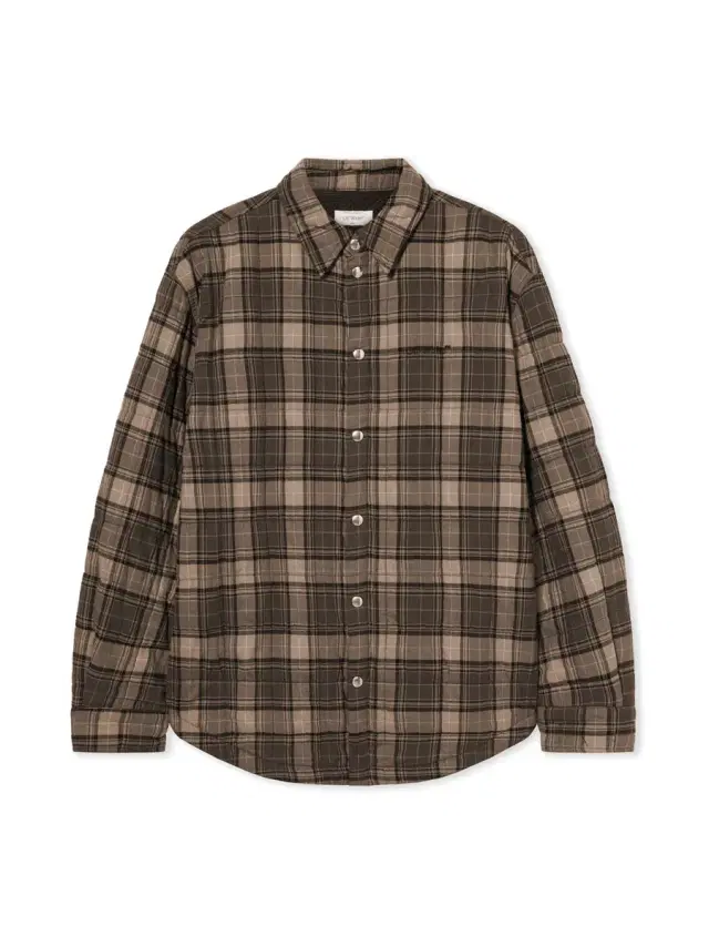 Off-White Spray Arrow Check Padded Overshirt