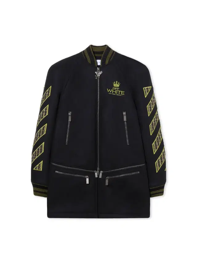 Off-White Eagle Wool Twill Varsity Coat