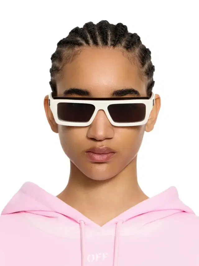Off-White Elizabeth S Dark Grey Lens Sunglasses