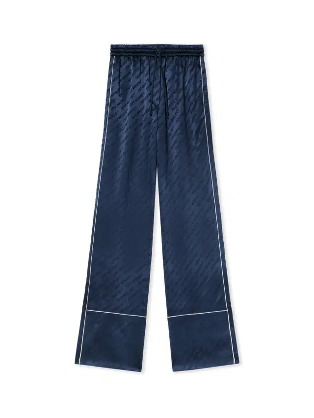 Off-White Jacquard Satin Pajama Pants