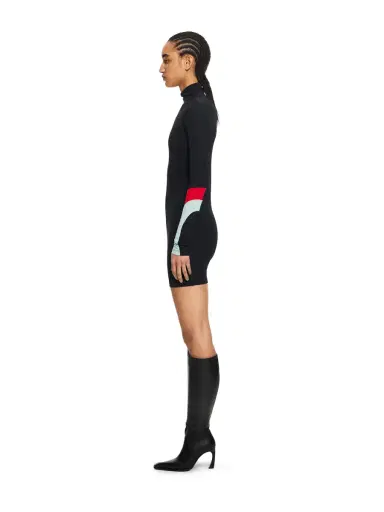 Off-White Lycra Color Insert Mini Dress | Thumbnail 3