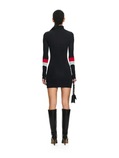Off-White Lycra Color Insert Mini Dress | Thumbnail 4