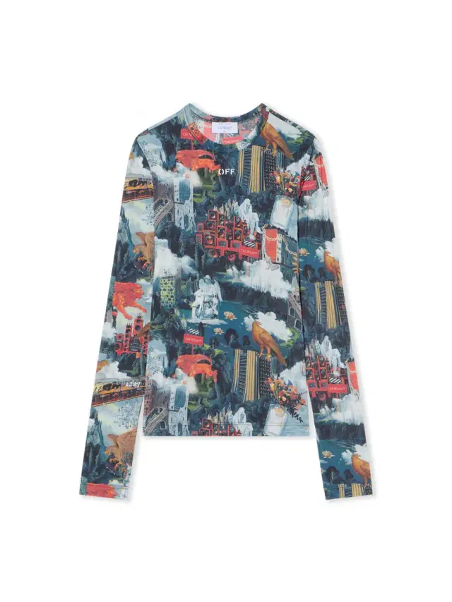 Off-White World Paint Second Skin Crew