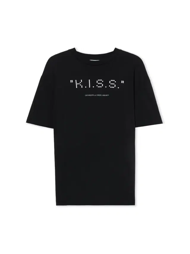 Off-White Kiss Quote T-shirt