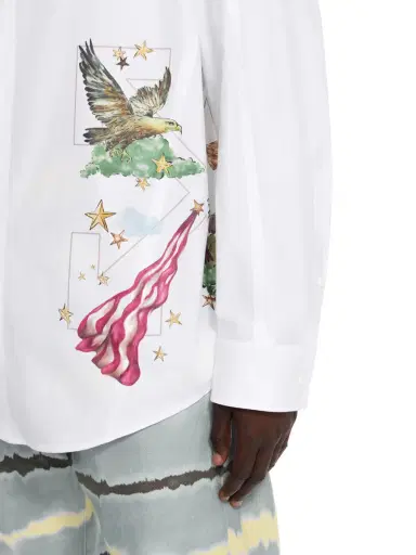 Off-White Dream Arrow Poplin Overshirt | Thumbnail 5 Off-White Dream Arrow Poplin Overshirt | Thumbnail 5