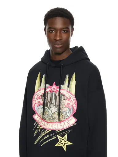 Off-White Big Frame World Loose Hoodie | Thumbnail 5 Off-White Big Frame World Loose Hoodie | Thumbnail 5