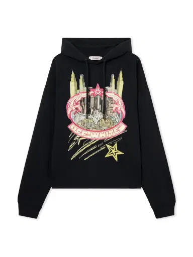 Off-White Big Frame World Loose Hoodie | Thumbnail 1 Off-White Big Frame World Loose Hoodie | Thumbnail 1