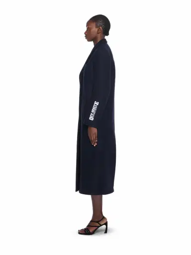 Off-White Long Tailored Wool Coat | Thumbnail 3