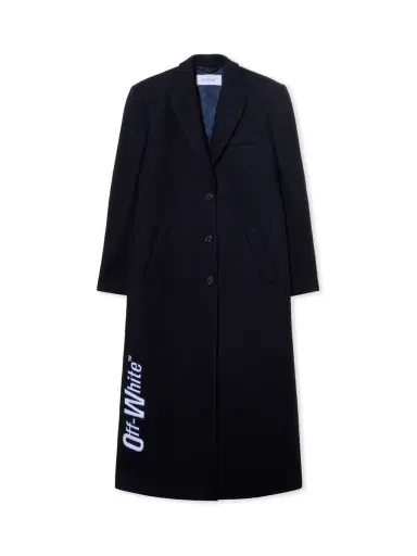 Off-White Long Tailored Wool Coat | Thumbnail 1