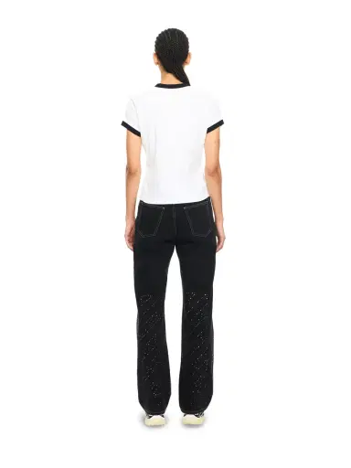 Off-White OW X Swarovski Denim Susy Pants | Thumbnail 4 Off-White OW X Swarovski Denim Susy Pants | Thumbnail 4
