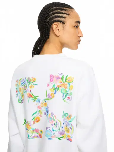 Off-White Arrow Glowing Flower Sweatshirt | Thumbnail 5