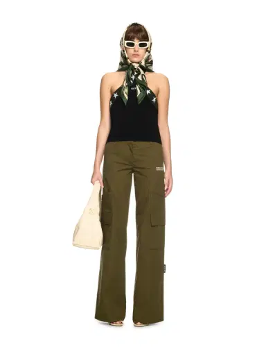 Off-White Green Toybox Cotton Cargo Pants | Thumbnail 2 Off-White Green Toybox Cotton Cargo Pants | Thumbnail 2