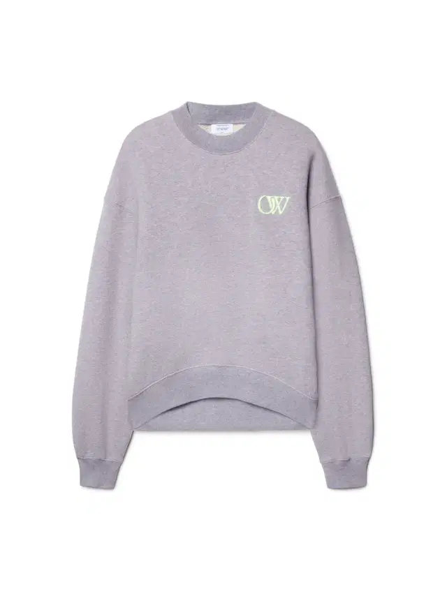 Off-White Gray Embroidered Ow Sweatshirt