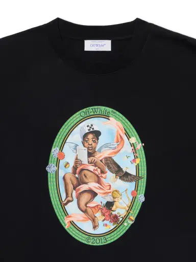 Off-White Fresco Oval Skate  T-Shirt | Thumbnail 3