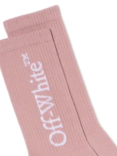 Off-White Mid Bookish Calf Socks | Thumbnail 2 Off-White Mid Bookish Calf Socks | Thumbnail 2