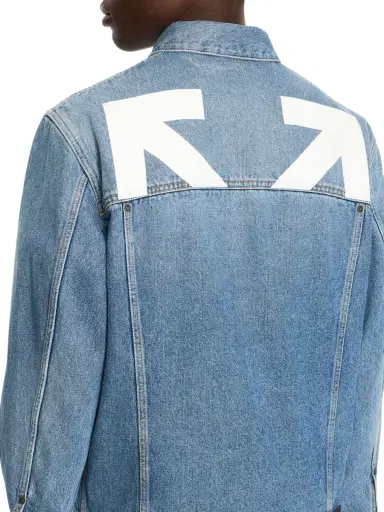 Off-White Half Arrow Denim Skate Jacket | Thumbnail 3 Off-White Half Arrow Denim Skate Jacket | Thumbnail 3