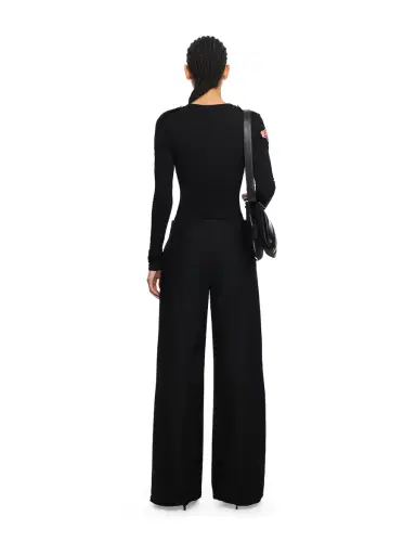 Off-White Heavy Jersey Button-Up Bodysuit | Thumbnail 4 Off-White Heavy Jersey Button-Up Bodysuit | Thumbnail 4