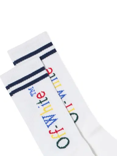 Off-White Bookish Logo Long Socks | Thumbnail 2 Off-White Bookish Logo Long Socks | Thumbnail 2