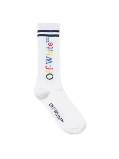 Off-White Bookish Logo Long Socks | Thumbnail 1 Off-White Bookish Logo Long Socks | Thumbnail 1