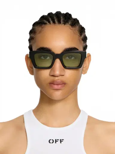 Off-White Virgil M Light Green Lens Sunglasses | Thumbnail 1
