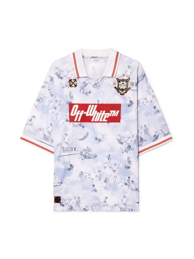 Off-White Fresco Soccer S/S Polo Pink Lilac Allove