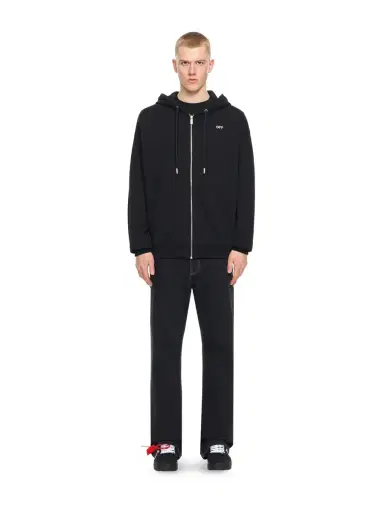 Off-White Graphic Full Zip Hoodie | Thumbnail 2