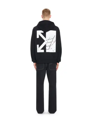 Off-White Graphic Full Zip Hoodie | Thumbnail 4