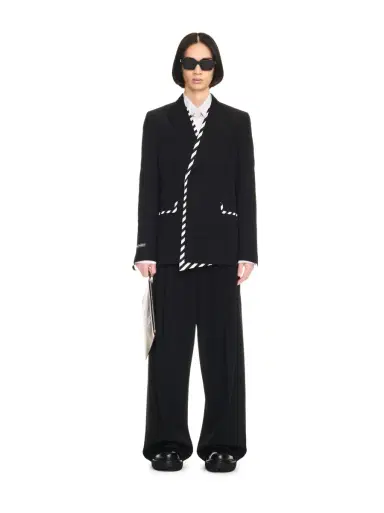 Off-White OW EMB WOOL DARTED PANT | Thumbnail 2