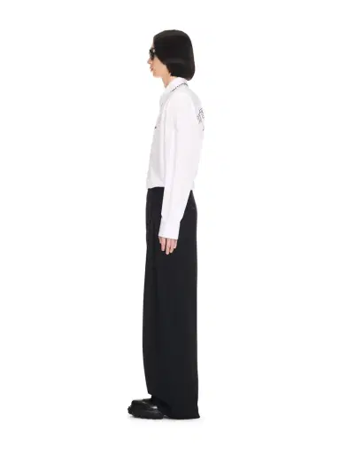 Off-White OW EMB WOOL DARTED PANT | Thumbnail 3