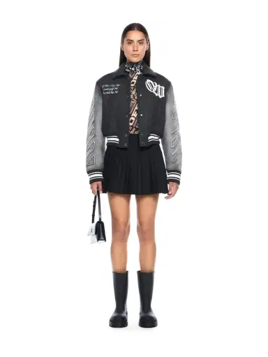 Off-White Big Bookish Logo Pleated Skirt | Thumbnail 2