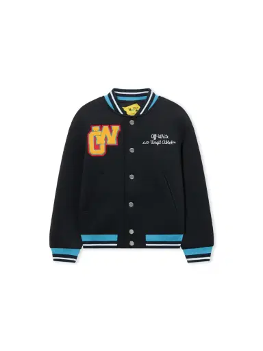 Off-White OW Patch Varsity Jacket | Thumbnail 2 Off-White OW Patch Varsity Jacket | Thumbnail 2