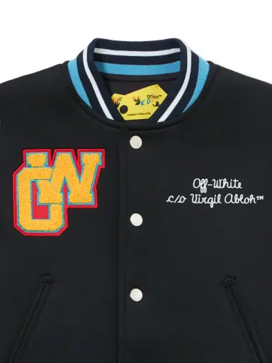 Off-White OW Patch Varsity Jacket | Thumbnail 3 Off-White OW Patch Varsity Jacket | Thumbnail 3