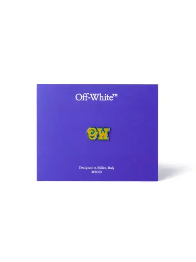 Off-White Yellow/Green Initials Dubrae Charm | Thumbnail 3 Off-White Yellow/Green Initials Dubrae Charm | Thumbnail 3
