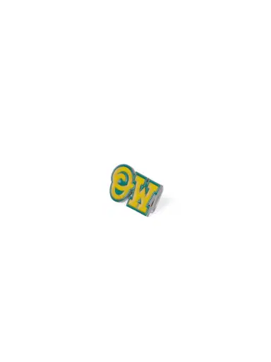 Off-White Yellow/Green Initials Dubrae Charm | Thumbnail 1 Off-White Yellow/Green Initials Dubrae Charm | Thumbnail 1