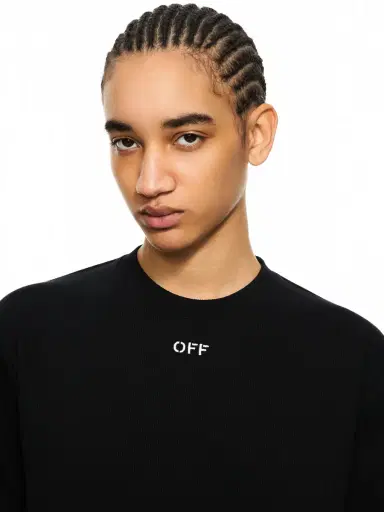 Off-White Off Stamp Rib Cropped Tee | Thumbnail 5 Off-White Off Stamp Rib Cropped Tee | Thumbnail 5