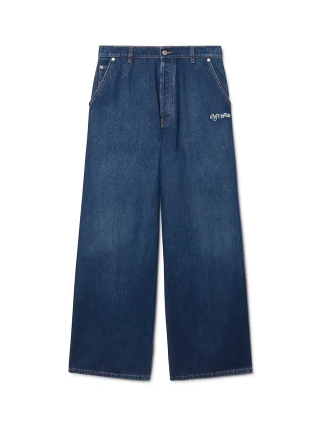 Off-White SCRIPT WIDE JEANS