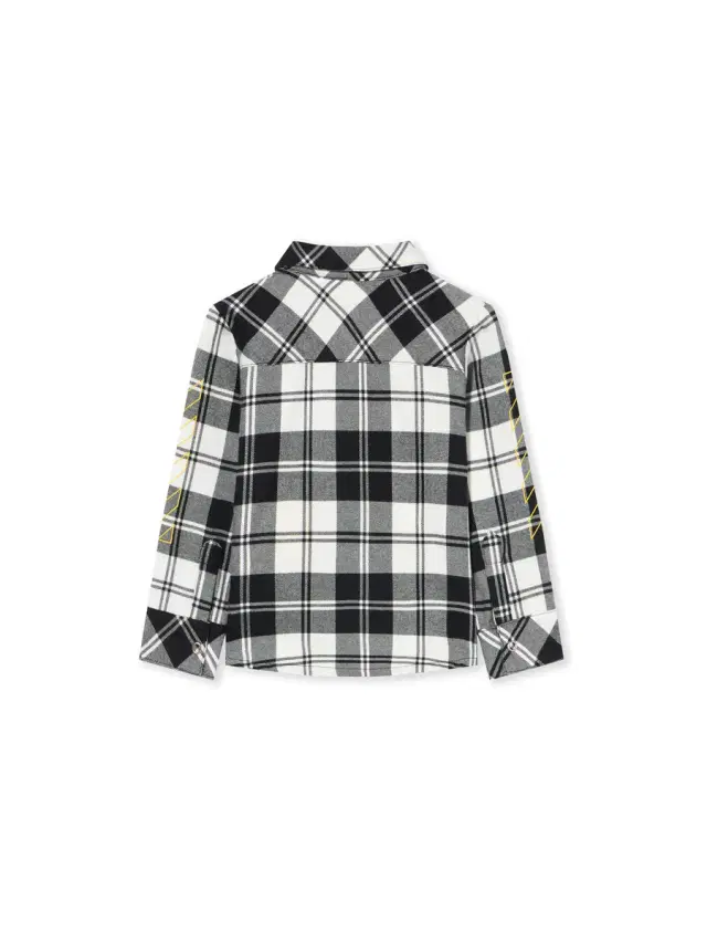 Off-White Diagonal Flannel Shirt