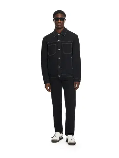Off-White Half Arrow Denim Skate Jacket | Thumbnail 2 Off-White Half Arrow Denim Skate Jacket | Thumbnail 2
