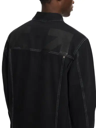 Off-White Half Arrow Denim Skate Jacket | Thumbnail 3 Off-White Half Arrow Denim Skate Jacket | Thumbnail 3