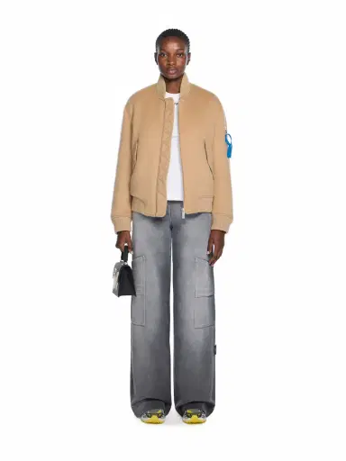 Off-White Quote Bomber Jacket | Thumbnail 2