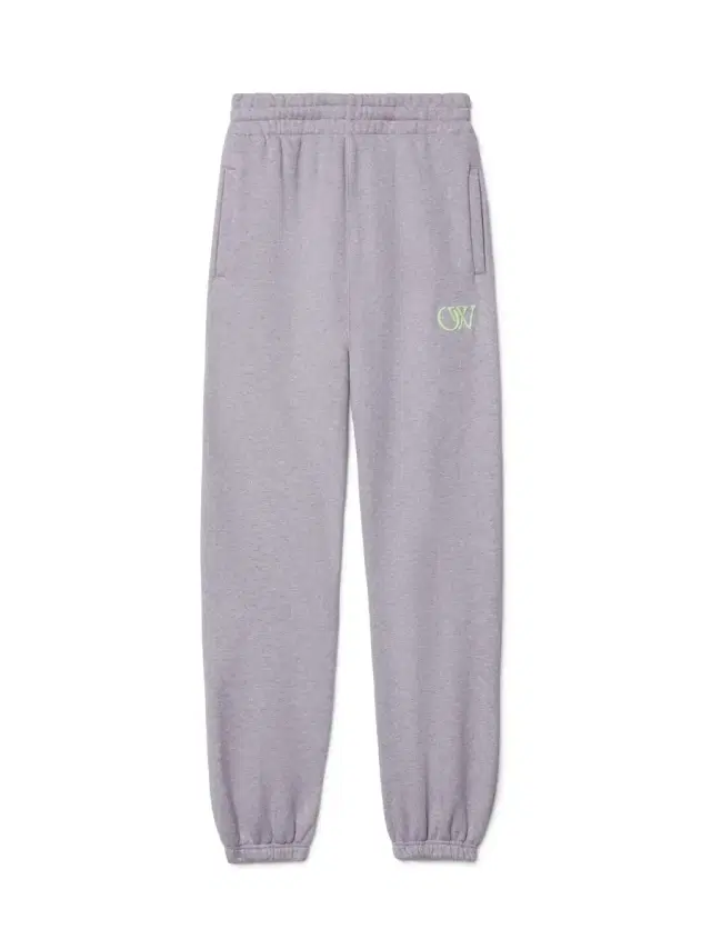 Off-White Gray Embroidered Ow Sweatpants