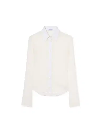 Off-White Plisse Long Sleeve Shirt | Thumbnail 1
