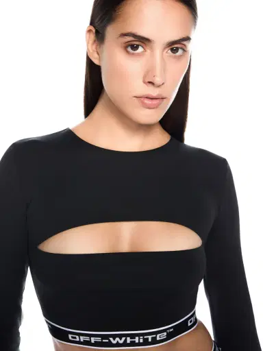 Off-White Logoband Cut Out Top | Thumbnail 5